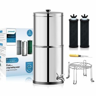 Purewell 3-Stage 0.01μm Ultra-Filtration Gravity Water Filter System