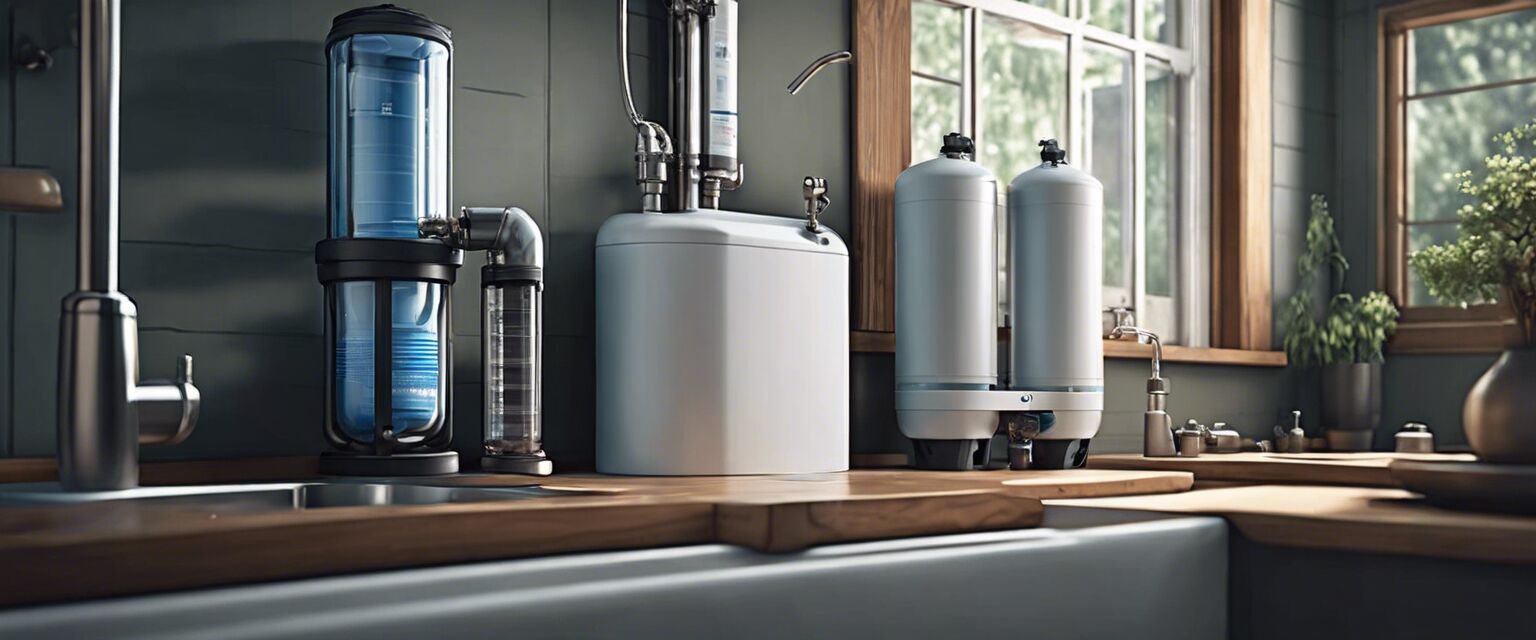 Home installation of a whole house water filter